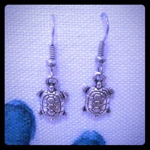 3 for $15 Turtle silver earrings. LAST PAIR!